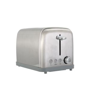 2 Slice Stainless Steel Toaster For Household Breakfast Maker