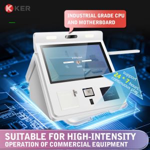 Digital Touch Screen Document Printing Hotel Terminal Multifunction Self Service