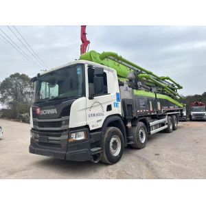 ZLJ5441THBSE Used Scania Concrete Pump Truck With Zoomlion Mounted Pump