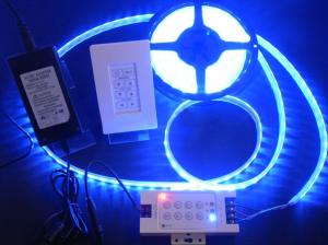 China LED strip Kit DC12V Waterproof LED Strip 5050 60LED/m 5M RGB RGBCW RGBWW with 2.4G RF LED Controller & Power adapter EU on sale