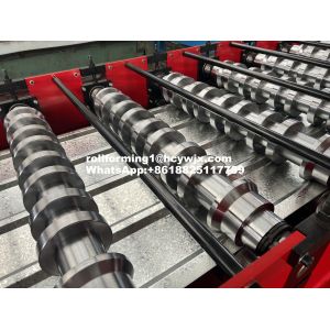 1.2mm Galvanized Coil Floor Decking Machine With Remote Controller