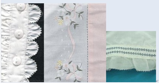 Double Needle Hemstitch Picoting Sewing Machine with Cutter FX1724