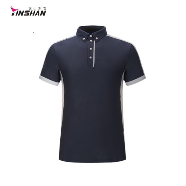 Polyester Fitness Horse Racing Polo Shirts Not Support 7 Days Sample Order Lead Time