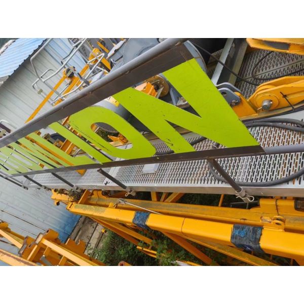 Zoomlion Second-Hand Tower Crane Yellow for Immediate Purchase and Delivery Order Now
