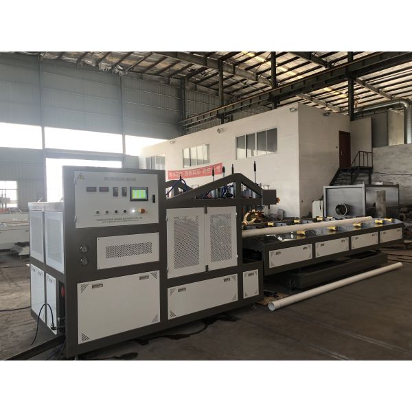 UPVC Pipe Rectangle Shape Belling Machine Double Heating Oven Plastic Pipe