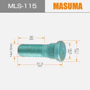 MLS-115 MASUMA Automatic Brass Adjust Bolt for LEXUS LS460 Wheel Nut USF40 12*10