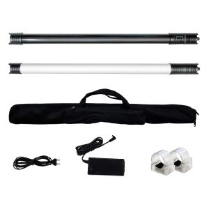 40W Dimmable Warm White LED Tube Light Yidoblo Battery LED Photography Lights