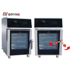 Commercial Kitchen Cooking Equipment High Effecient LCD Version Electric Combi
