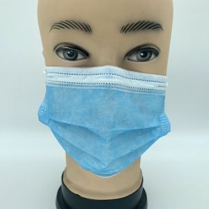 Bus Terminals Anti Saliva Disposable 3 Ply Earloop Masks