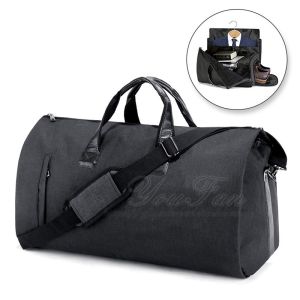 Waterproof Weekender Garment Duffel Bag Breathable With Shoe Compartment