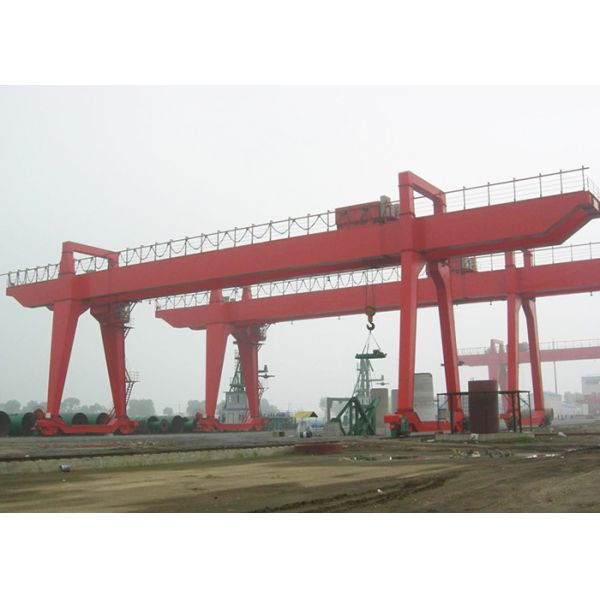Buy Lifting Equipment 100ton Double Girder Gantry Cranes With Electric Trolley at wholesale prices