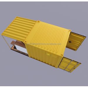 Portable Pop Up Mobile Mini 10ft Container Home Bar Prefabricated Restaurant