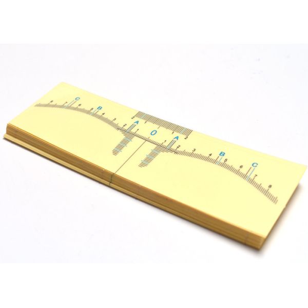 Clear Eyebrow Tattoo Ruler Sticker For 3D Tattoo Microblading Eyebrow Shaping