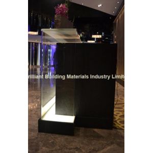 Otta Quartzite Furniture Reception Desk Honed