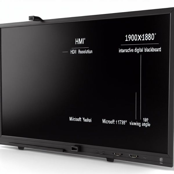 1920*1080 Resolution Interactive Digital Blackboard with HDMI Input and Wide 178