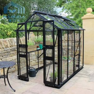 Tulip Aluminium Garden Horticulture Greenhouse Glass Sheet Covered