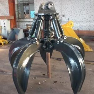 50T Waste Steel Rotating Grabs Excavator Q345b Hydraulic Rock Grab