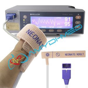 9 Pin Disposable Spo2 Probe Nonwoven Fabric PVC Disposable Pulse Oximeter Sensor