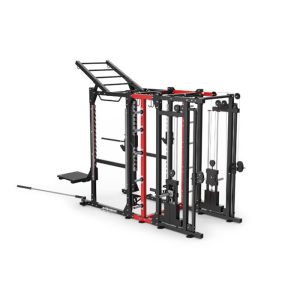 Professional Commercial Multi Station Gym Equipment , Cable Power Combo Rack