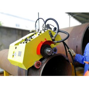 Pipelines Travel Cutter Chain Travel Pipe Cutting And Beveling Machine