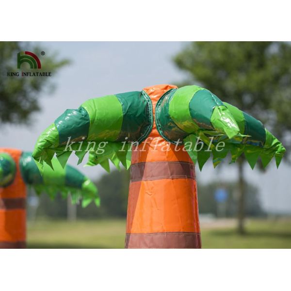 Tropical Sea Inflatable Bouncer Combo Swimming Pool Customized Size