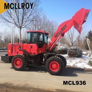 Multifunctional Small Articulated Wheel Loader , Front Loader Shovel 76kw