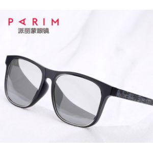 Square TAC Polarised Glass Sunglasses , Square Plastic Sunglasses Men Black