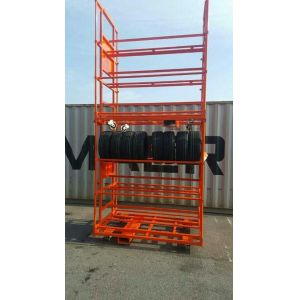 China Forklift Guides Supermarket 1600mm Height Roll Cage Containers on sale