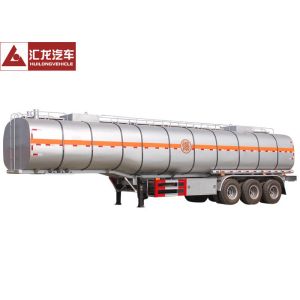 Thermal Insulation Chemical Tank Trailer Fiber Glass Simple Structure Easy
