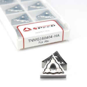 TNMG160408 TNMG Wear Resistant Carbide CNC Aluminum Inserts Polished / DLC