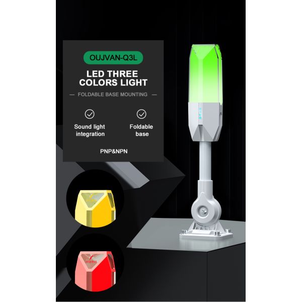 DC 24V Beacon Tower Light PC Lampshade Alarm Signal Indicator Warning