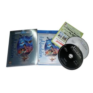 Hot sale bluray boxset Bluray Bluray Aladdin 2DISC Region free