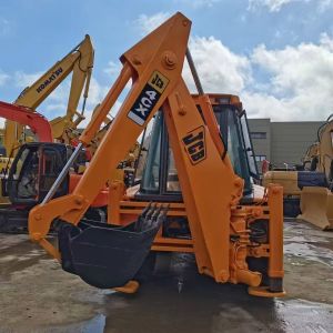 JCB 4CX Backhoe Loader Second Hand Energy Saving With High Capacity