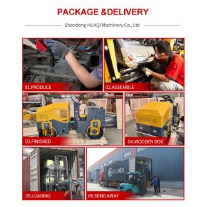 Factory Price 500kg 1000kg Fully Hydraulic Handheld Single Wheel Roller Road