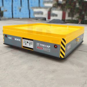 Precast Concrete Construction Trackless Transfer Trolley For Heavy Duty