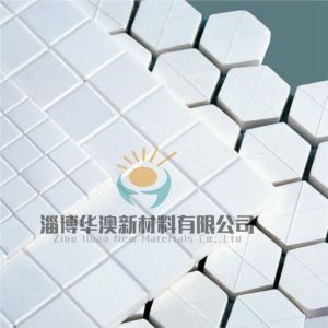 92% 95% Alumina Ceramic Plates Hexagon Shape Mosaic Tiles