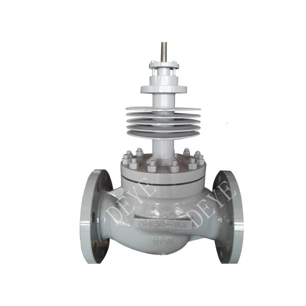 Buy Steel Globe Regualtion Control Valve With Cooling Fins at wholesale prices