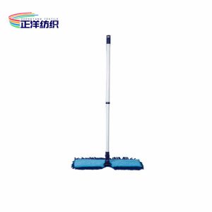 120cm Extendable Broom Stick Telescopic Steel Pole Blue Double Side Usable