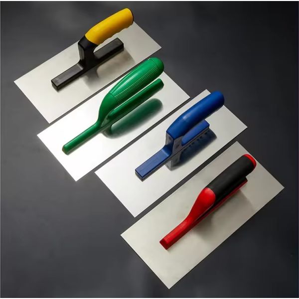 Carbon Steel Flat Finishing Drywall Trowel Trapezoid Shaped Stainless Steel