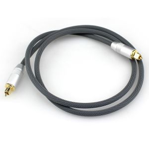[Factory Outlet] Toslink Plated Golden Silver Port Knited Rope For Audiophile