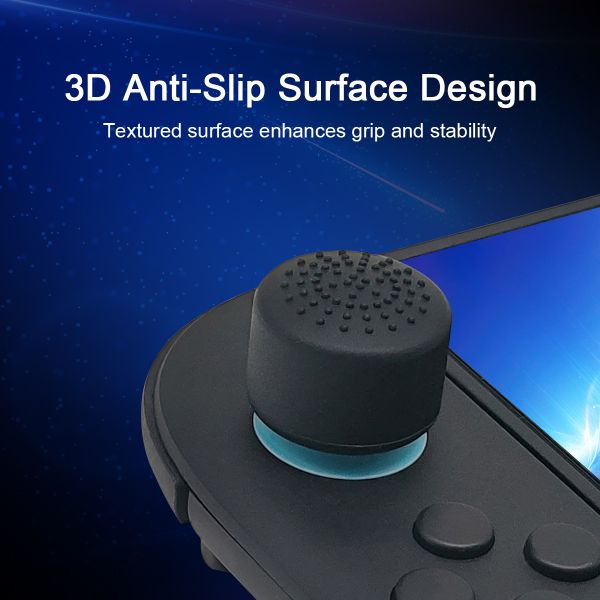 3D Anti-Slip 6 in 1 High low Combos Silicone Thumbstick Grip Joystick Caps for Nintendo Switch 2