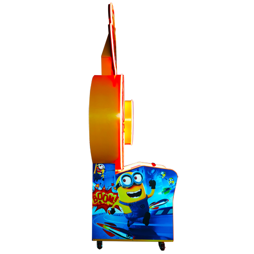 Minions Wheel Space Ejection Bear Lottery Ticket Machine Customized Logo