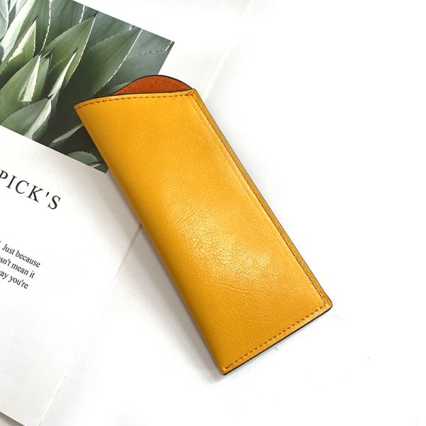 Wholesale Custom Color PU leather Eyeglasses Pouch Bag for Sunglasses