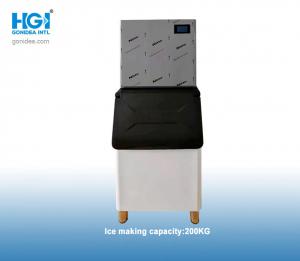 China R600a 200kg/ 24h Commercial Ice Block Making Machine Cube Ice Maker 1100W on sale