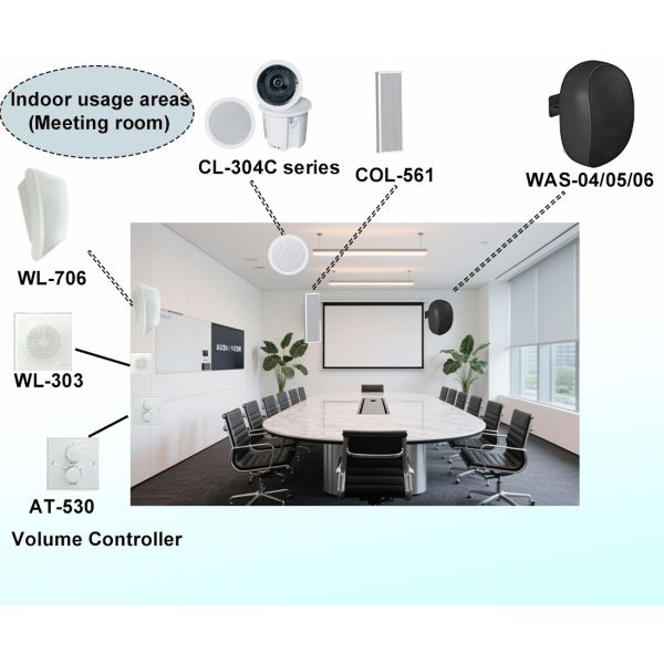 4-inch Waterproof Wall Speaker Commercial Audio 20W/10W/5W/2.5W/8ohm Bluetooth Function Multiple Power Options