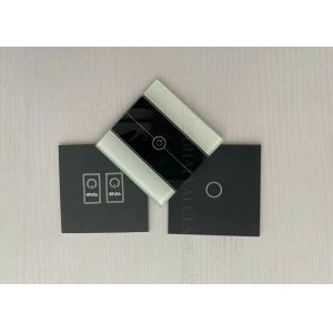 SGS Curved 0.5mm Tempered Ceramic Printed Glass Ultra Clear