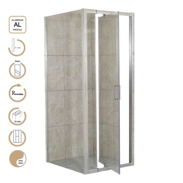 Buy 5mm Glass Pivot Door Shower Enclosure at wholesale prices