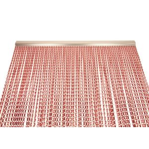 Vertical Hanging Anodizing Finished Chain Door Fly Screen