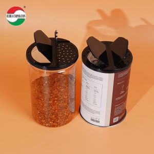 Food Grade PET Jar 99mm Diameter for Spice Seasoning