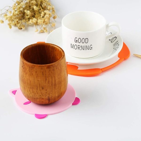 CM-003 Cute Animal PASSIONATE Round Mug Mats Coffee Mug Bar Coasters